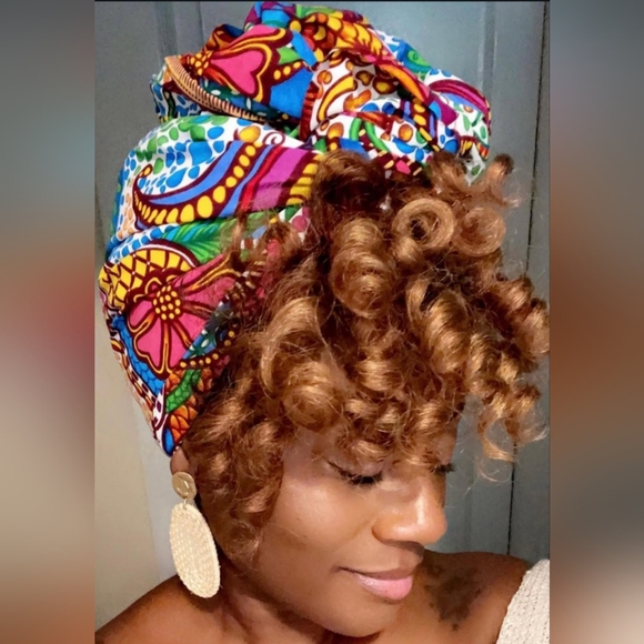 NEW Capris Sunne Hair Wrap Head Tie Head Wrap - Picture 2 of 6